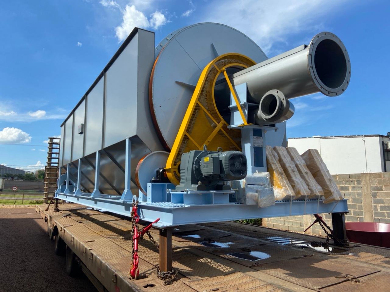 1 - PENEIRA ROTATIVA DUPLA FUNÇÃO Ø2000 X 7000 MM - BARRALCOOL - OS 17428
