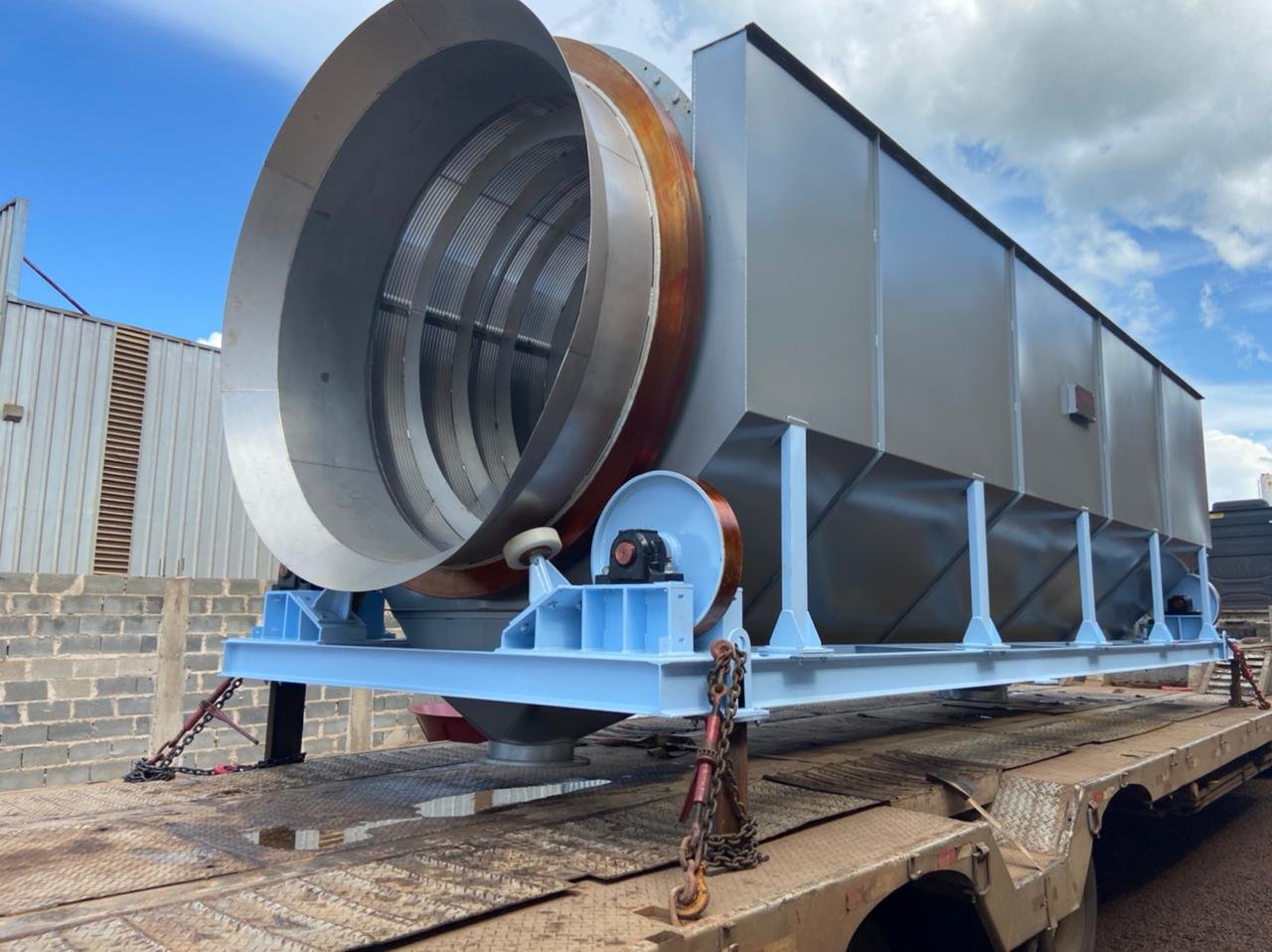 2 - PENEIRA ROTATIVA DUPLA FUNÇÃO Ø2000 X 7000 MM - BARRALCOOL - OS 17428