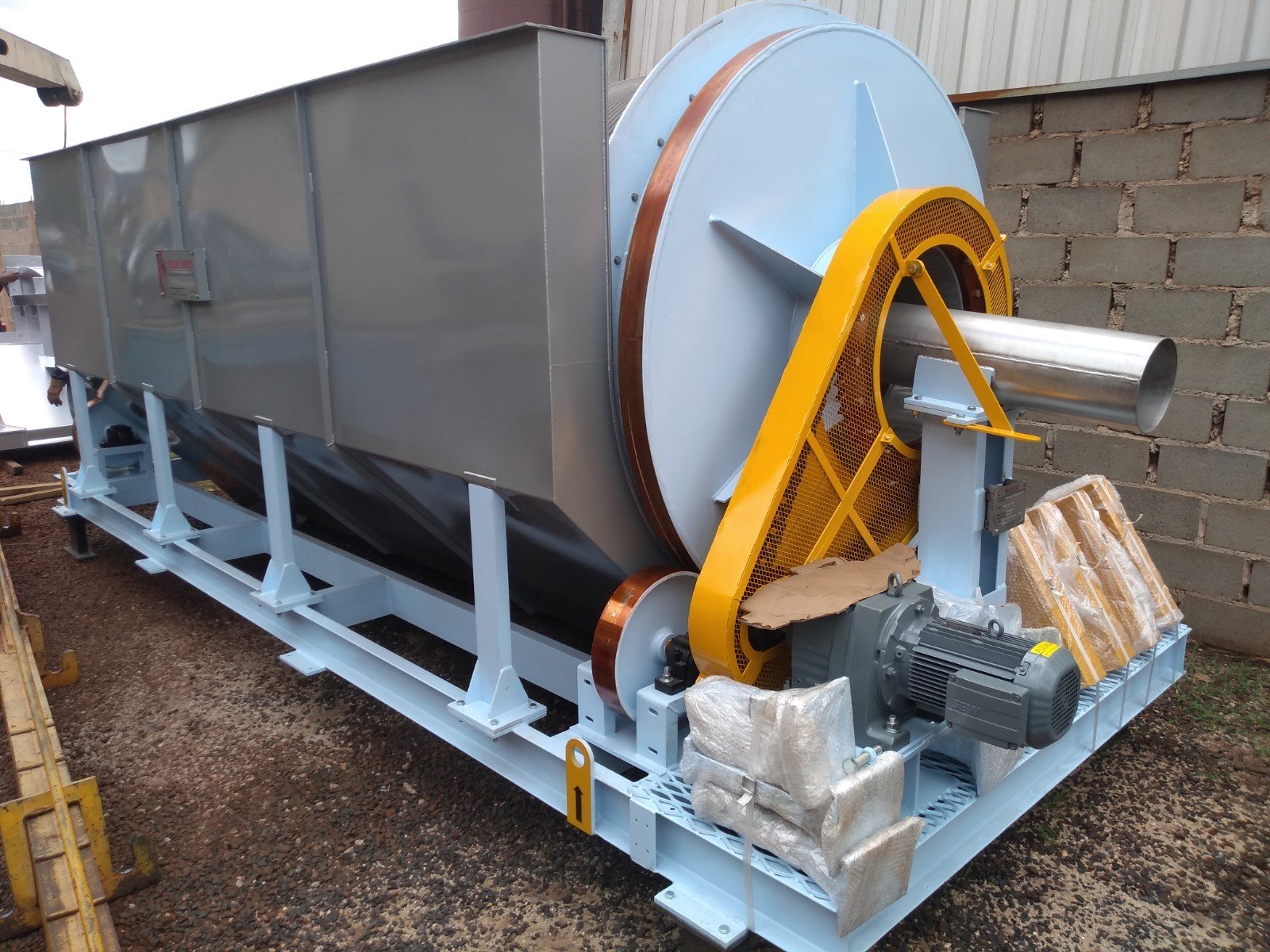 8 - PENEIRA ROTATIVA FLY ASH Ø1500 X 4000MM - DAMFI - OS 17343